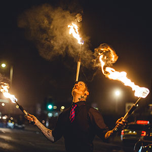 fire jugglers sapphire northern ireland